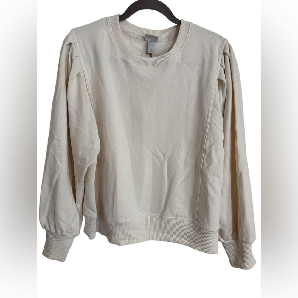Target A New Day Cream Women's Crewneck Sweater Sweatshirt